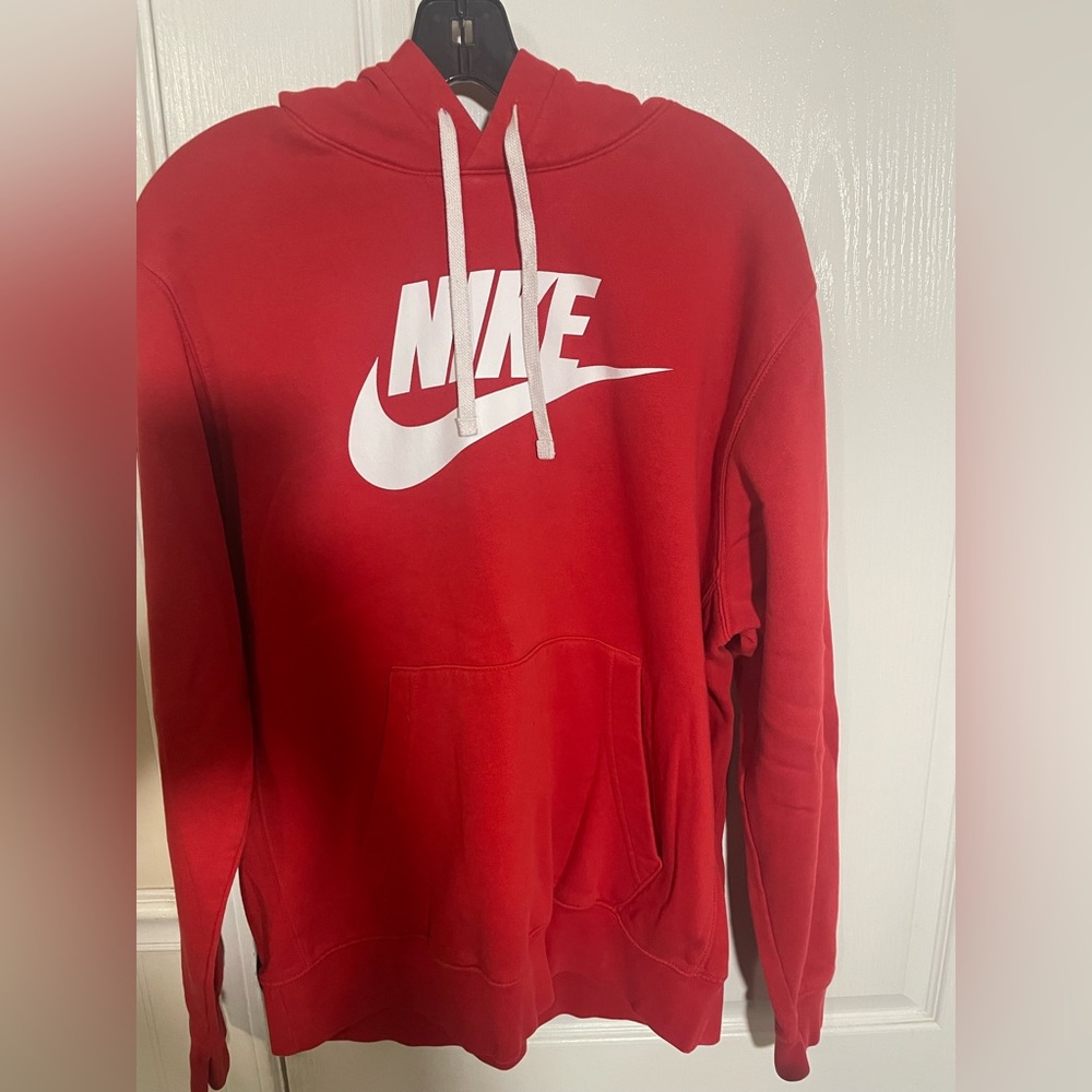 Red Mens Nike Hoodie